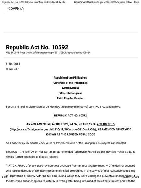 gcta|Republic Act No. 10592 .